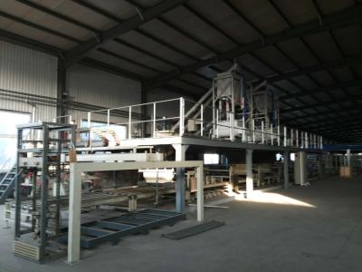 China Polvo del cemento del EPS y máquina del panel de bocadillo del polvo del Mgo, cadena de producción del panel de pared en venta