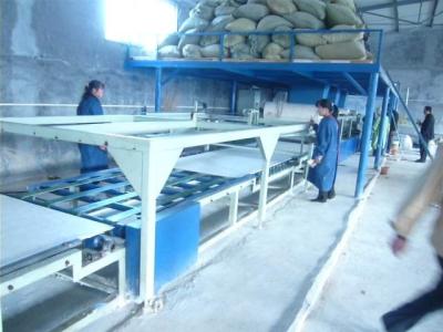 China CE MgO Board Production Line Glass Fiber Cement Wall Board And Eps Wall Board Making for sale