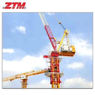 Chine ZTL346 Luffing Tower Crane 18t Capacité 60m Longueur de la jante 2,4t Équipement de levage de charge de pointe à vendre