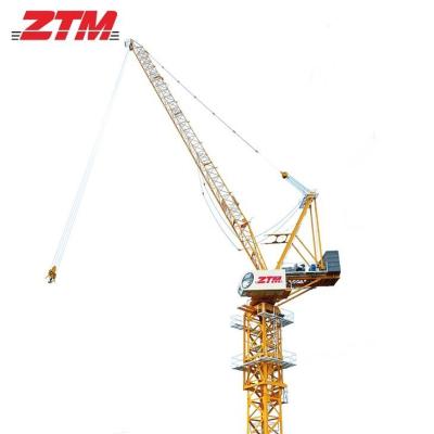 China ZTL466 Guindaste da Torre de Luffing 25t Capacidade 60m Duração do cabo 4,7t Equipamento de elevação de carga de ponta à venda