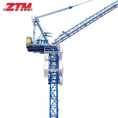 China ZTL546 Guindaste da Torre de Luffing 24t Capacidade 60m Duração do cabo 2,4t Equipamento de elevação de carga de ponta à venda