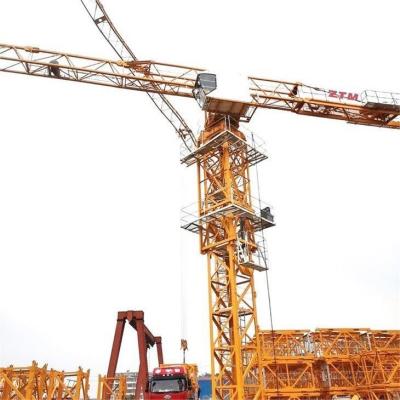 China ZTT156 Flattop Tower Crane 6t Capaciteit 65m Jib Lengte 1,3t Tip Load Hot Sale Kleine hefapparatuur Te koop