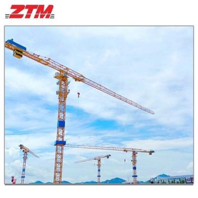 China ZTT226B Guindaste de torre plana de 10 t Capacidade 70m Duração do cabo 1,5 t Equipamento de elevação de carga de ponta à venda