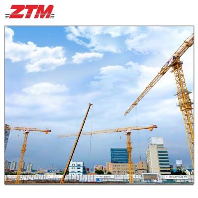 China ZTT336 Guindaste de torre plana Xt Capacidade 75m Duração do cabo 2,7t Equipamento de elevação de carga de ponta à venda