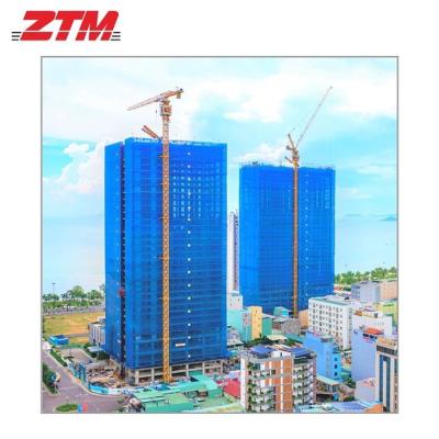 China ZTT366 Grúa de torre plana de 20 t Capacidad 75 m longitud de junta 3 t Equipo de elevación de carga de punta en venta