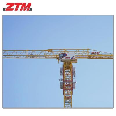 China ZTT396 Grúa de torre plana de 18 t Capacidad 75 m longitud de la junta 3,5 t Equipo de elevación de carga de punta en venta