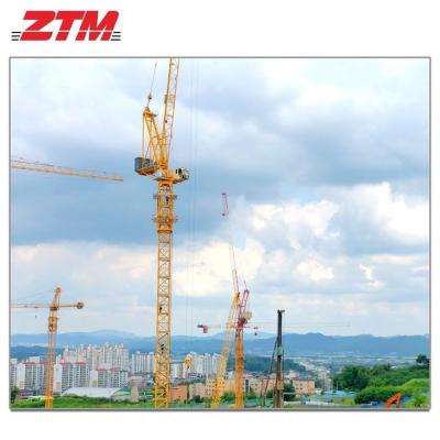 China ZTL126 Luffing Tower Crane 6t Capacidade 45m Jib Longitude Equipamento de elevação à venda