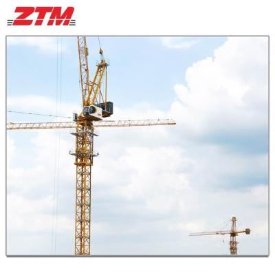 China ZTL146 Luffing Tower Crane 6t Capacity 50m Jib Length 1.3t Tip Load Hoisting Equipment for sale