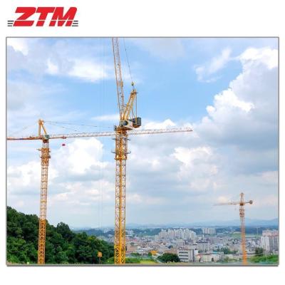 China ZTL146 Luffing Tower Crane 8t Capacity 50m Jib Length 1.3t Tip Load Hoisting Equipment for sale