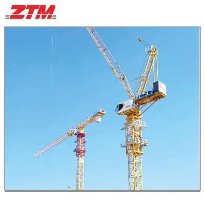 China ZTL186 Luffing Tower Crane 8t Capacidade 50m Duração de jib 1,8t Equipamento de elevação de carga de ponta à venda