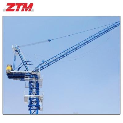China ZTL186 Luffing Tower Crane 10t Capacity 50m Jib Length 1.8t Tip Load Hoisting Equipment for sale