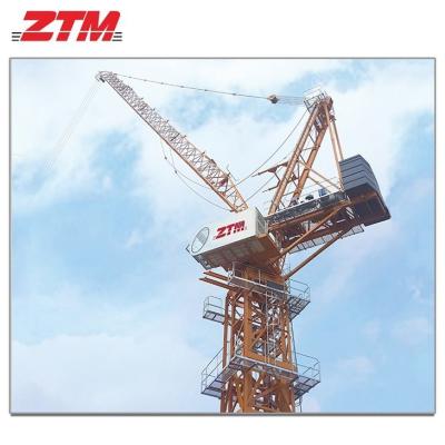 China ZTL286 Luffing Tower Crane 16t Kapazität 55m Jib Länge 2,2t Spitze Last Hebegerät zu verkaufen