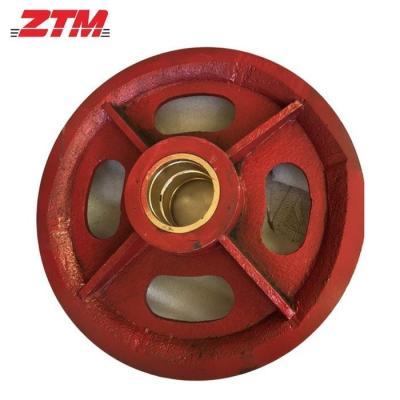 China Tower Crane Steel Wire Rope Pulley 580mm 510mm 490mm 415mm for sale