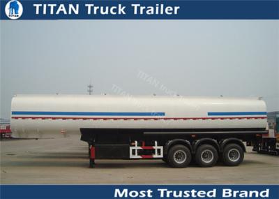 China Mechanical / air / bogie suspension petroleum tanker trailer with Reinforced ladder for sale