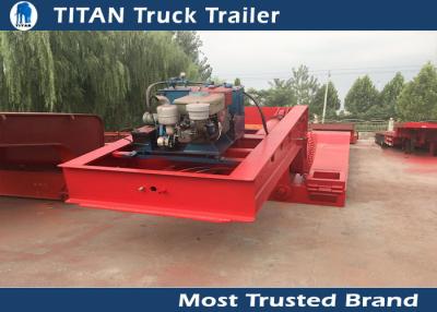 China Customized Dimension Extendable Flatbed Trailer For Tower Transportation for sale
