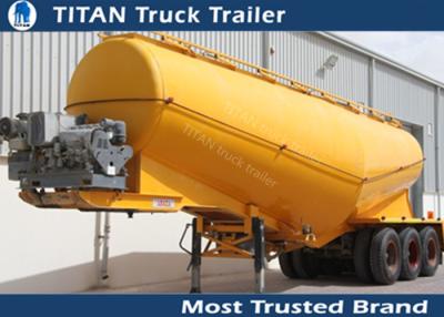 China Silo cement bulker trailer with 30 tons - 50 tons loading capacity , semi tanker trailers for sale