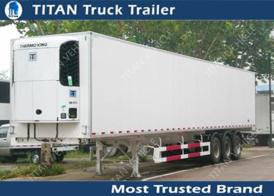 China Thermo King 20ft 40ft 53ft mobile refrigerated trailer truck / cooler trailer for sale