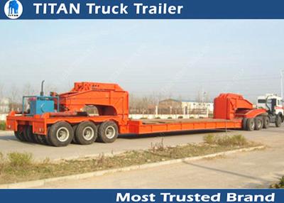 China Super low bed transport Semi Trailer trucks Dolly Type payload 200T 2 / 3 / 4 axles for sale