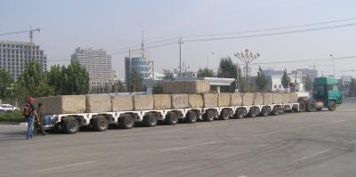 China Reboque resistente do multi eixo modular do titã semi, semi reboque 12axle para transportar 200tons à venda