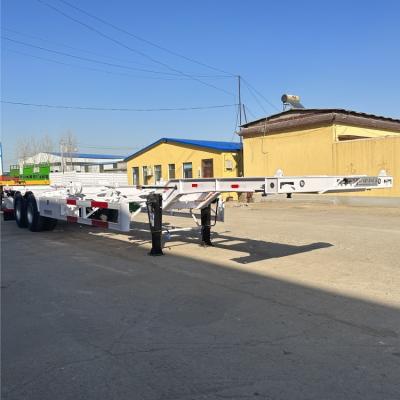 Chine Multi Function Sea Ocean Skeletal Semi Container Trailer 40ft Chassis for Sale à vendre