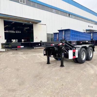China TITAN 2023 20/40 Foot Seaport Container Transfer Skeletal Special Semi Trailer for Sale Near Me for sale