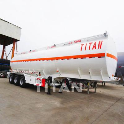 中国 TITAN 30000-50000 Fuel Tanker Diesel/Petrol/Gasoline Tanker Trailer 1-7 Compartments for Sale in Zimbabwe 販売のため