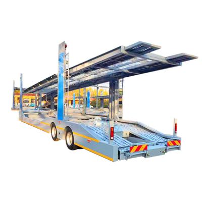 China 2 Axle Car Carrier Trailer Truck Car Hauler Car Transport Trailer European style for Sale in Russia for sale