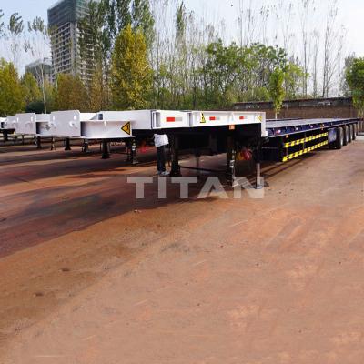 China 56m wind blade trailer TITAN high quality extendable trailer for sale for sale