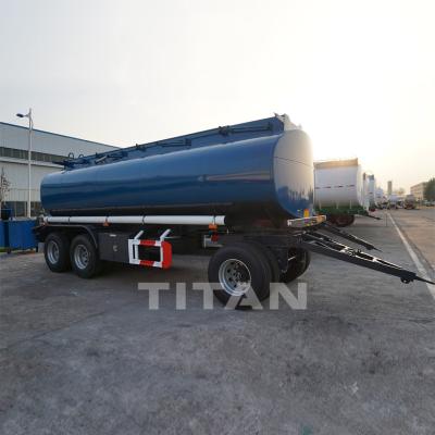 China Fuel dolly drawbar tanker trailers TITAN fuel tank trailer for sale high quality fuel tank trailer for sale à venda