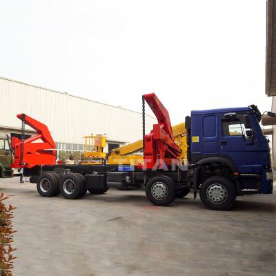 China sidelifter container trailer side lifter for sale TITAN high quality shipping container side loader for sale à venda