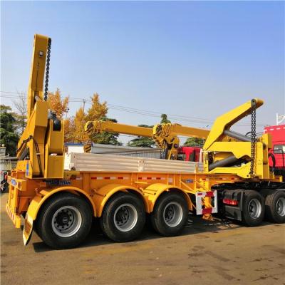 China 20ft Container Side Loader Trailer With Hydraulic Lifting System en venta