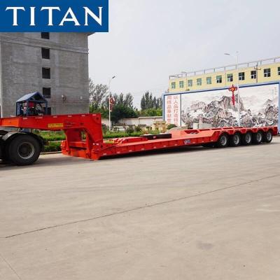 China 5 Line 10 Axles 150 Ton Detachable Gooseneck Trailer for Sale for sale