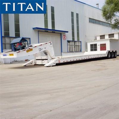 China Military Hydraulic Detachable Gooseneck Lowboy Trailer for Sale for sale