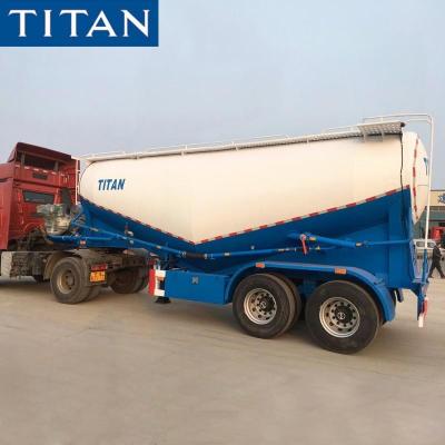 China Cement Bulker Price | 2 Axle 30cbm Cement Tanker Trailer for sale