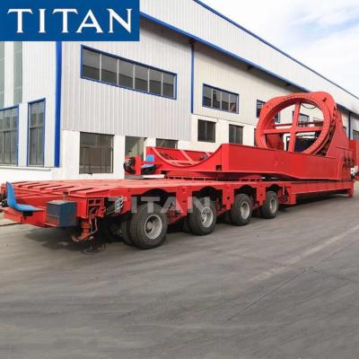 China 4 Line 8 Axle Windmill Rotor Blade Transport Trailer for Sale en venta