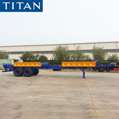 China Yard Terminal Trailer - 2 Axle 40ft Sea Port Bomb Cart Trailer for Sale for sale