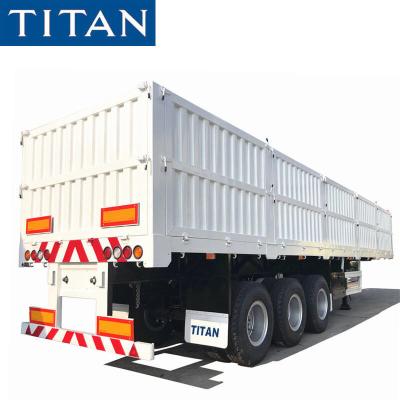 China China side wall semi trailer with high sideboard for sale in Nigeria for sale