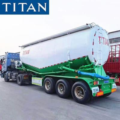 China Cement Bulker Truck 38ton Bulk Cement Trailer 3 Axle Cement Bulk Trailer Bulk Cement Tanker for sale