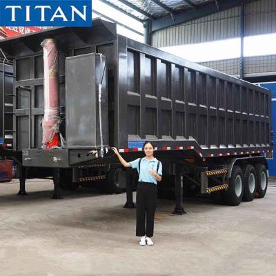 China Dump Truck Trailer - 50T Dump Semi-trailer for Sale in Nigeria for sale