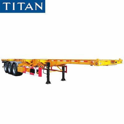 Китай Tri Axle Chassis 40ft Container Chassis Trailers for Sale in Nigeria продается