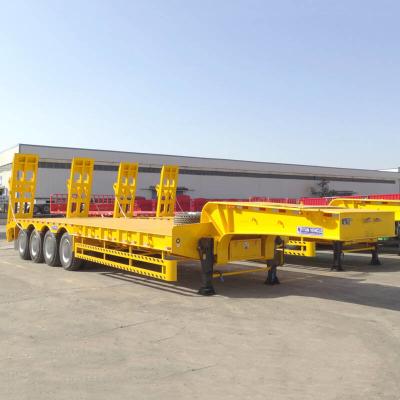 China (Spot Promotion) 4 Axle 100 Ton Lowbed Semi Trailer for Sale for sale
