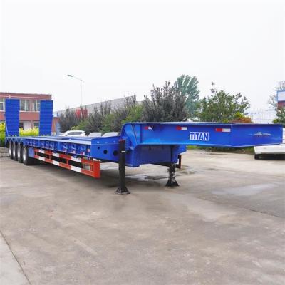 China (Spot Promotion) 4 Axle Semi Low Loader Trailer for Sale Price for sale