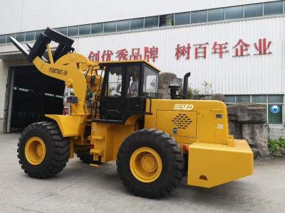Κίνα Πυρίμαχος Forklift 18T φορτωτής μπροστινών μερών με το δίκρανο σπειρών χάλυβα προς πώληση