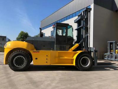 China Steel Coils Lifting Diesel Operated Forklift Container Handling 15t 20t 25t 30ton for sale