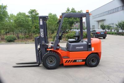 China Lift Height 3000mm Diesel Forklift Truck With Three Way Catalytic Device for sale