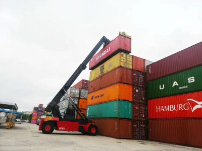 China Cummins Engine 45 Ton Container Reach Stacker For Shipping Ports for sale