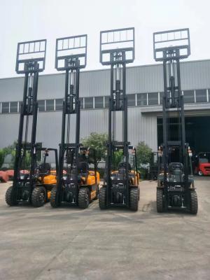 China Lifting Height 5000mm CPCD30 Diesel Forklift Truck 3 Ton With Side Shift High Mast for sale