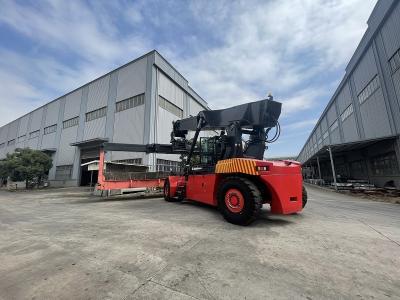 China 45 Ton Load CUMMINS QSM11-330 Container Reach Stacker For Wharf / Port for sale