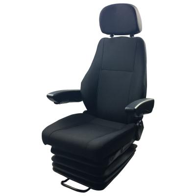 China Adjustable Black Fabric Static Mining Equipment Seat Ship Unloaders Seat for sale