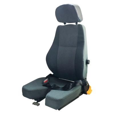 China Simple Type Ower Crane Seat With Mechanical Lumbar Support for sale